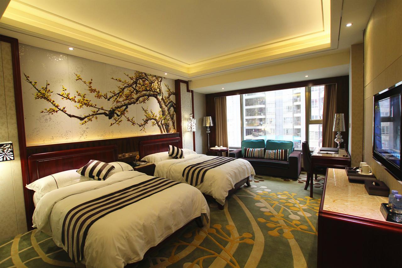 Jin Long Wan Hao Hotel Wuzhou Exteriör bild