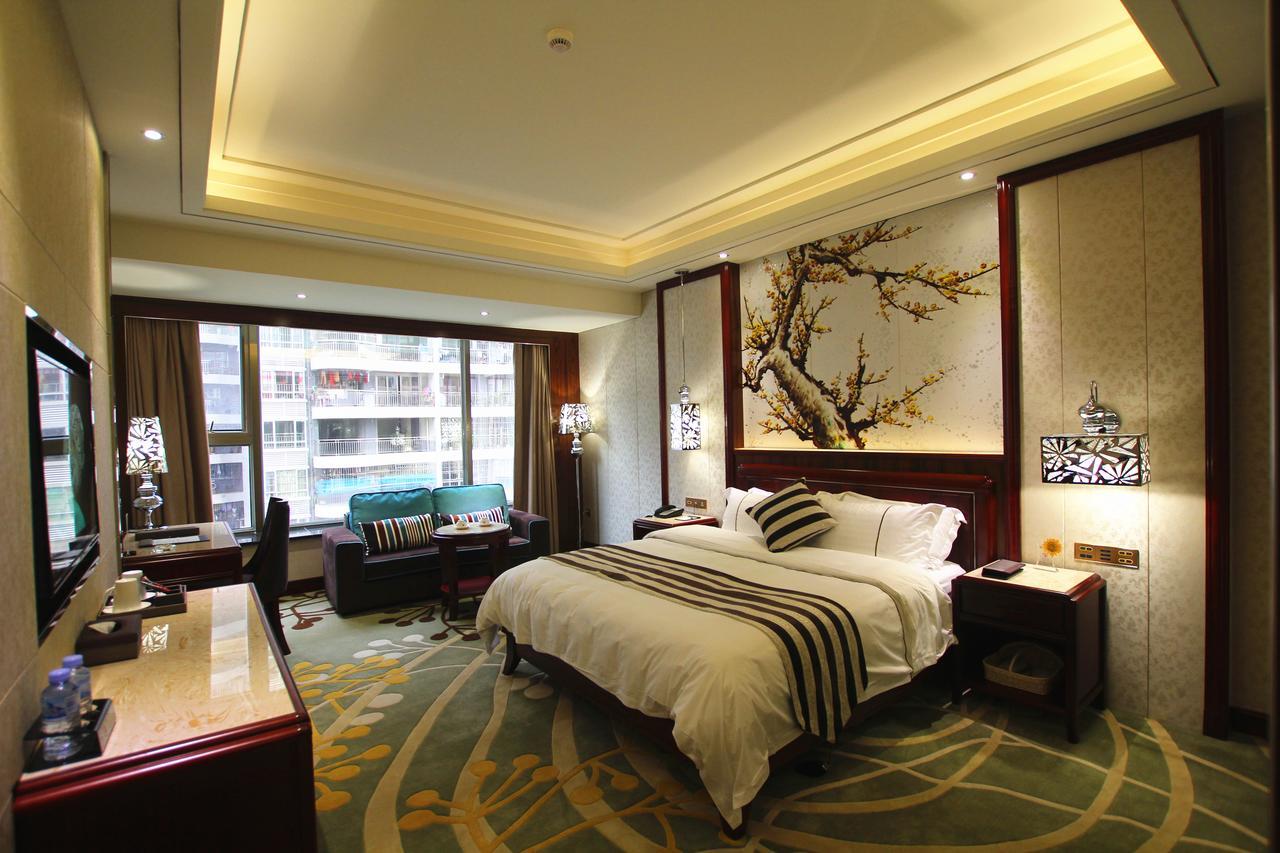 Jin Long Wan Hao Hotel Wuzhou Exteriör bild